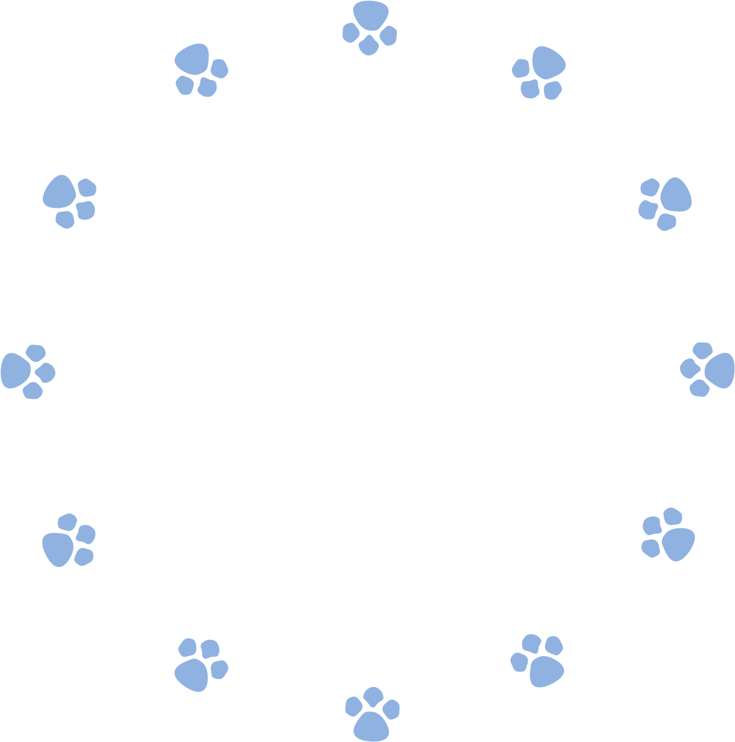 The Puppy Lover Clock Dial Babyblue - World's Greatest Dog Groomer Large Wall Clock (2700x2700), Png Download