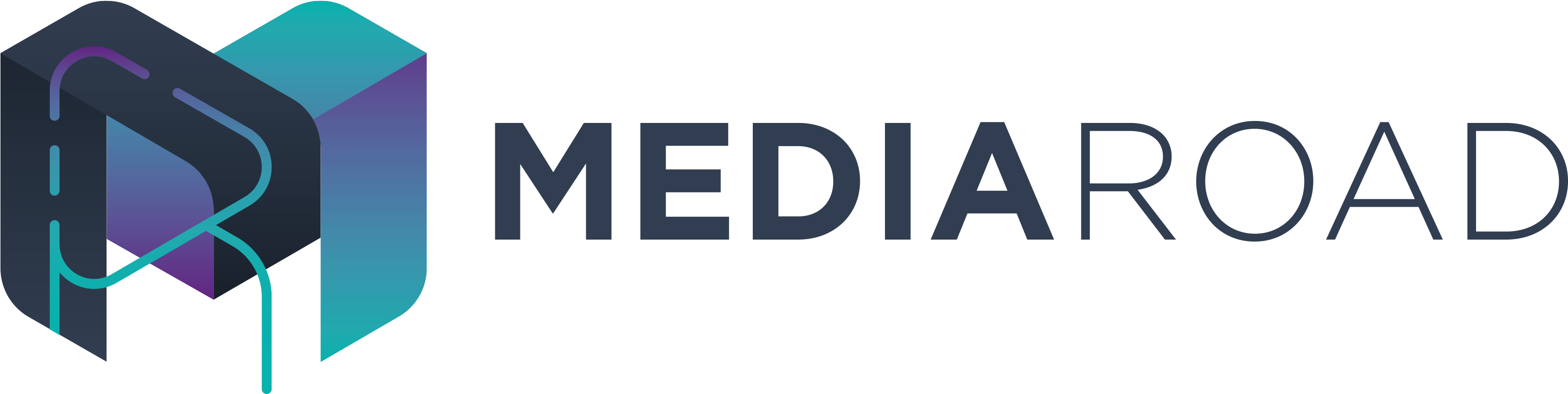 00 Logo Mediaroad Standard Horizontal - Technological Innovation System (3508x1024), Png Download