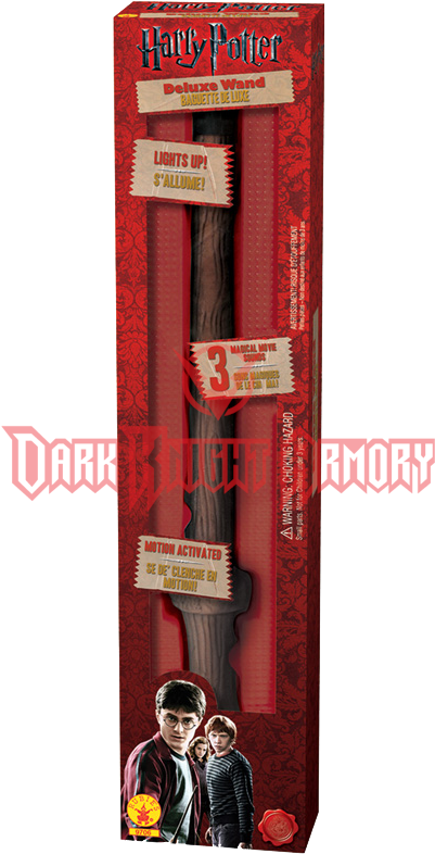 Harry Potter Deluxe Wand From Harry Potter - Harry Potter Magic Wand (823x823), Png Download