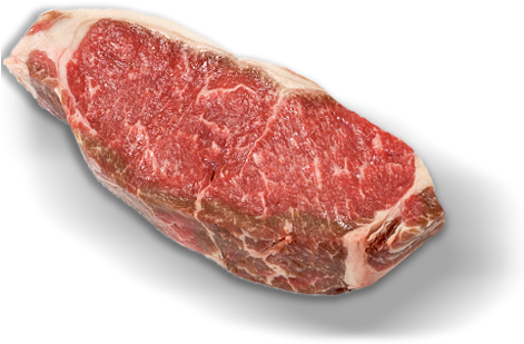 Midwestern Dry Aged New York Steak - New York Steak Png (470x390), Png Download