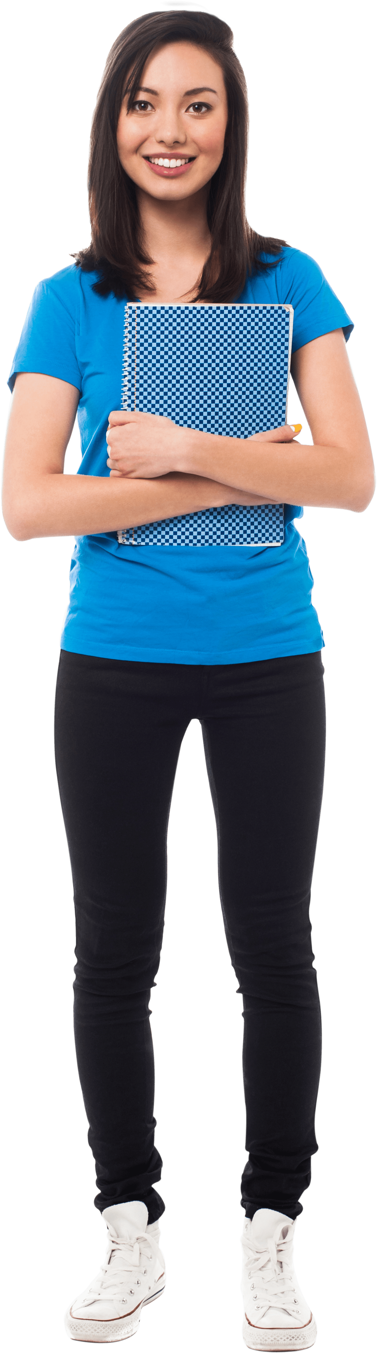 Free Png Young Girl Student Png Images Transparent - Portable Network Graphics (480x722), Png Download