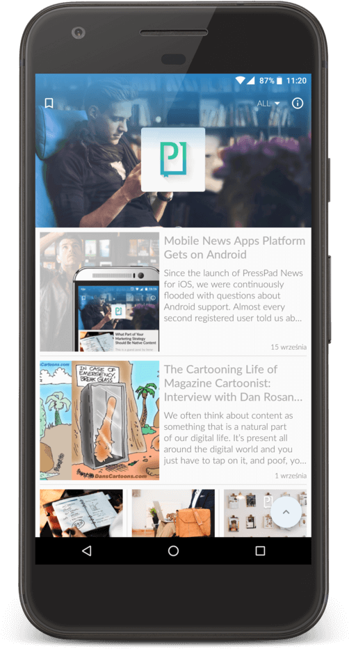 Native Presspad News App On Kindle Fire - Iphone (633x1120), Png Download
