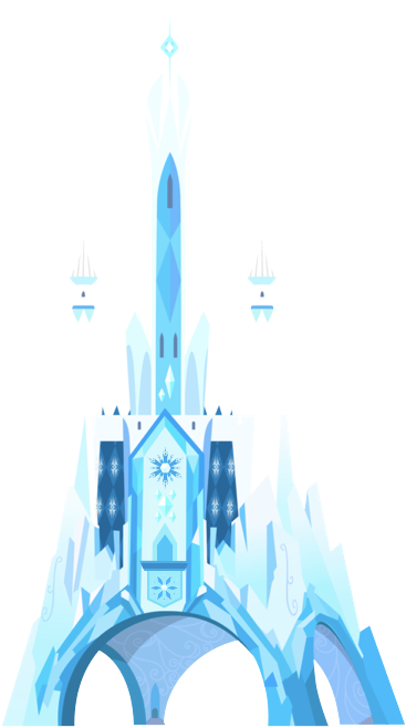 4-chap, Building, Crystal Castle, Ice, Ice Castle, - Spire (374x661), Png Download