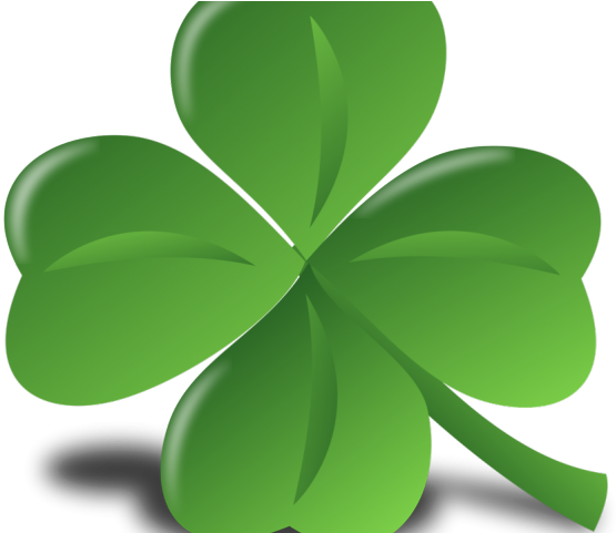Clover Clipart Three - Four Leaf Clover St Patrick's Day (640x480), Png Download