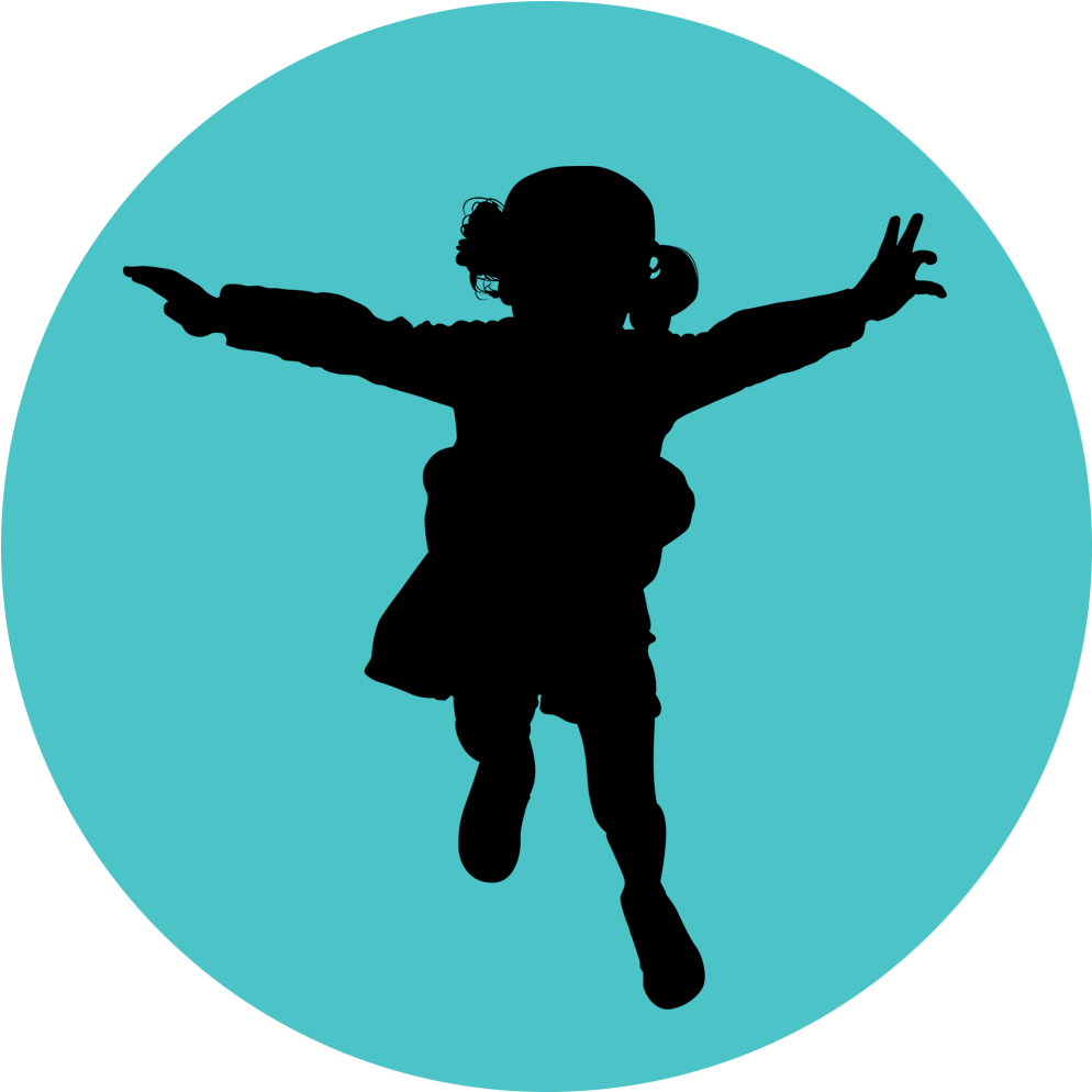 Young-girl - Silhouette (1000x1000), Png Download