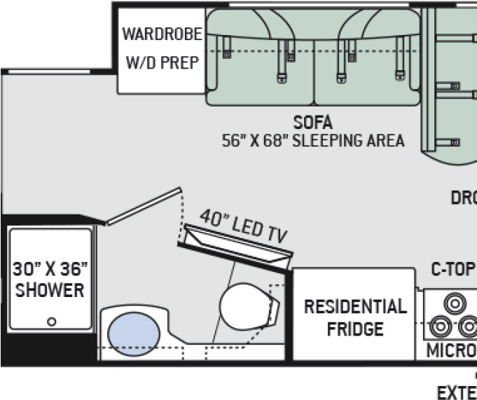 2018 Thor Outlaw Toy Hauler Signature Motorhomes - Thor Motor Coach (680x680), Png Download