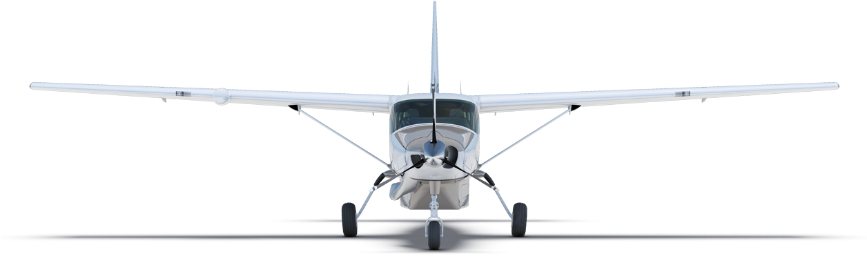 Cessna 150 (1255x437), Png Download