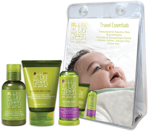 Travel Kit - Little Green Baby Mini Gift Set (650x650), Png Download