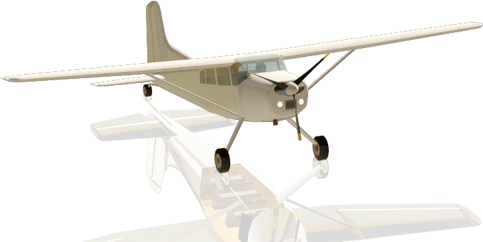 Cessna 185f Skywagon, Wheel And Amphib - Cessna 180 (800x450), Png Download