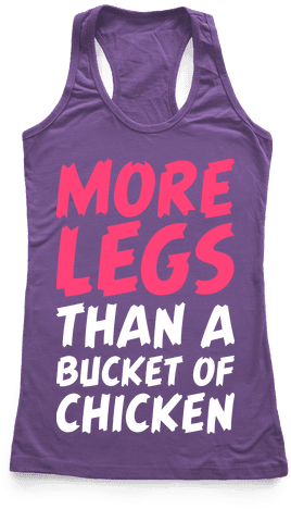 More Legs Than A Bucket Of Chicken Racerback Tank Top - Colour Blind Test Clothes (484x484), Png Download