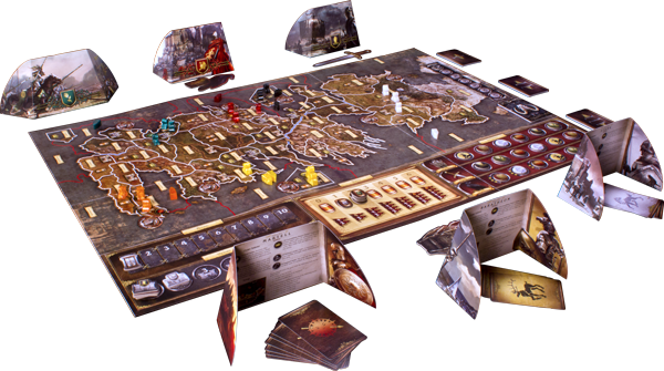A Game Of Thrones The Board Game Review Setup - Game Of Thrones The Board Game Second Edition (600x335), Png Download