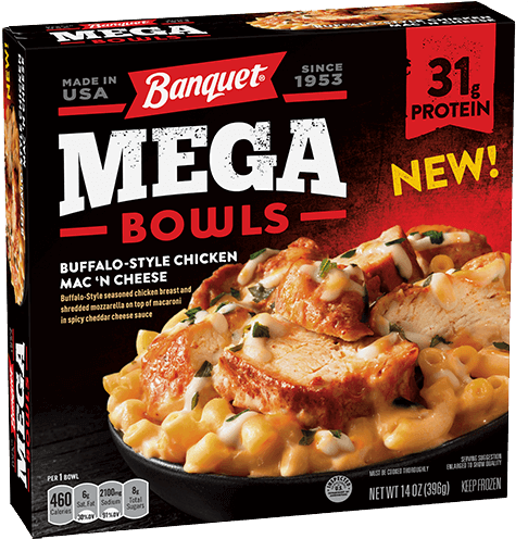 Buffalo-style Chicken Mac 'n Cheese - Banquet Bowls (550x550), Png Download
