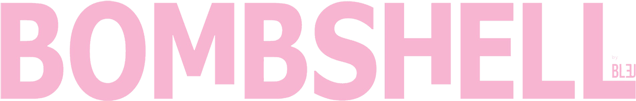 Bombshell By Bleu - Bombshell By Bleu Magazine Cover Logo (1400x330), Png Download