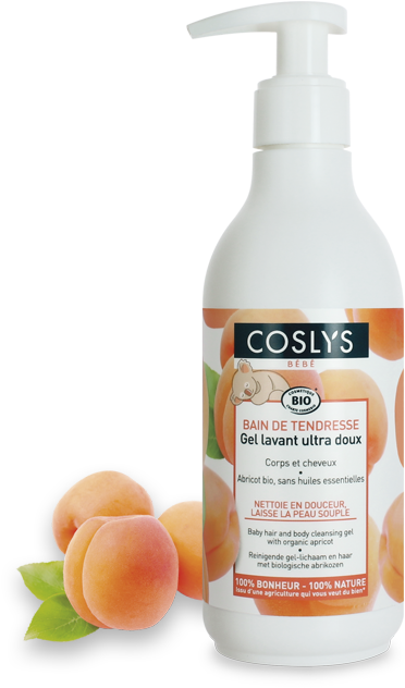 Coslys Baby Refreshing Cleansing Water - Apricot 250ml (728x660), Png Download