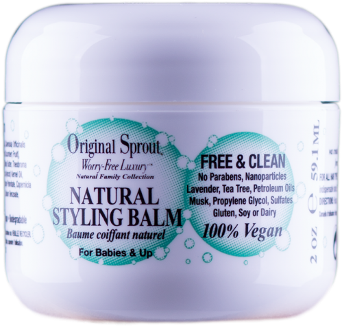 Styling Baby And Toddler Hair - Original Sprout Natural Hair Balm (2 Pack) (500x500), Png Download