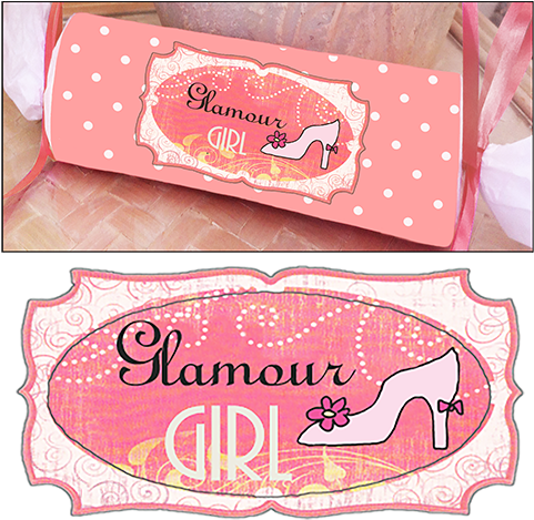 Downloadable Party Favors Candy Tubes "glamour - Party (500x479), Png Download