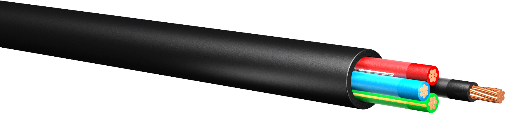 600v Power Cable, Thhn Or Thwn-2, Pvc/nylon - Houston (2550x1650), Png Download