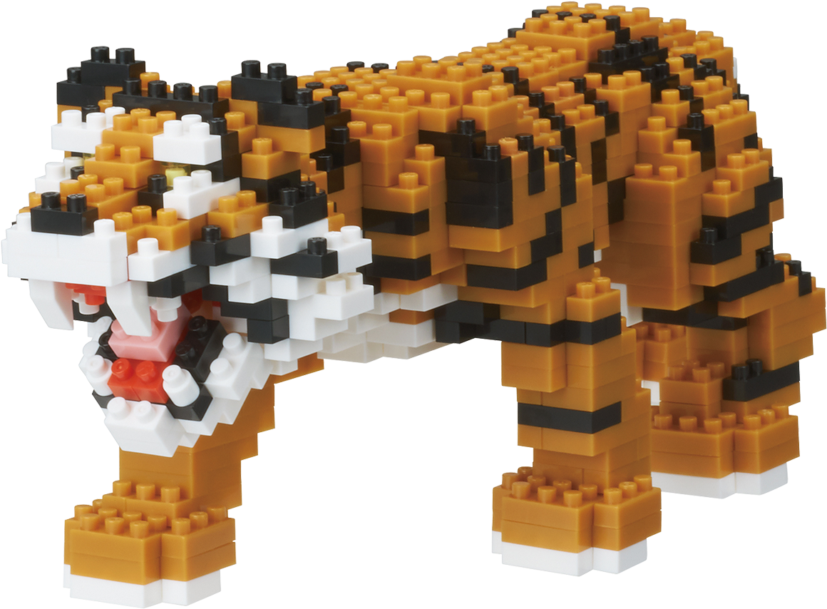 Category Image Fill - Nanoblock Nbm Bengal Tiger (1200x1200), Png Download