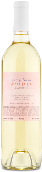 Party Favor Pinot Grigio - Rutishauser Wein (200x600), Png Download