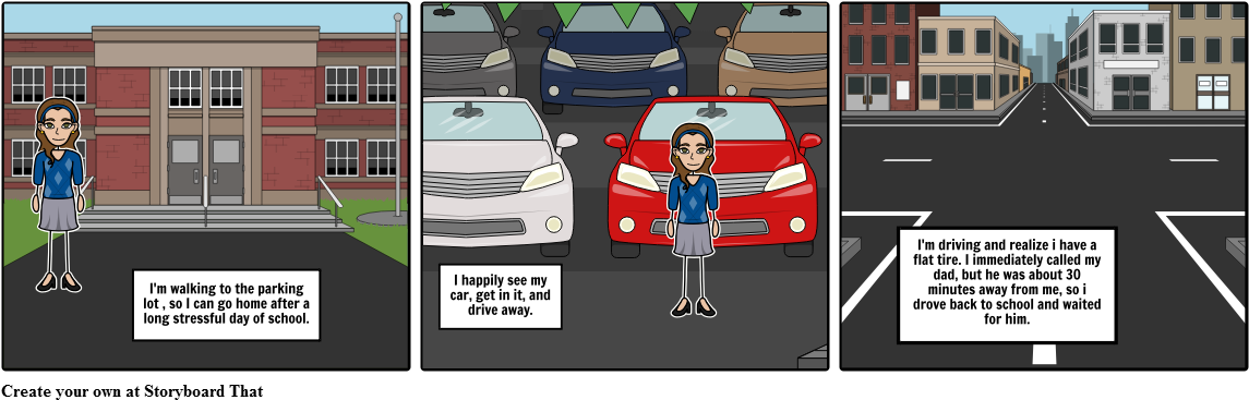 Flat Tire - Nissan (1164x385), Png Download