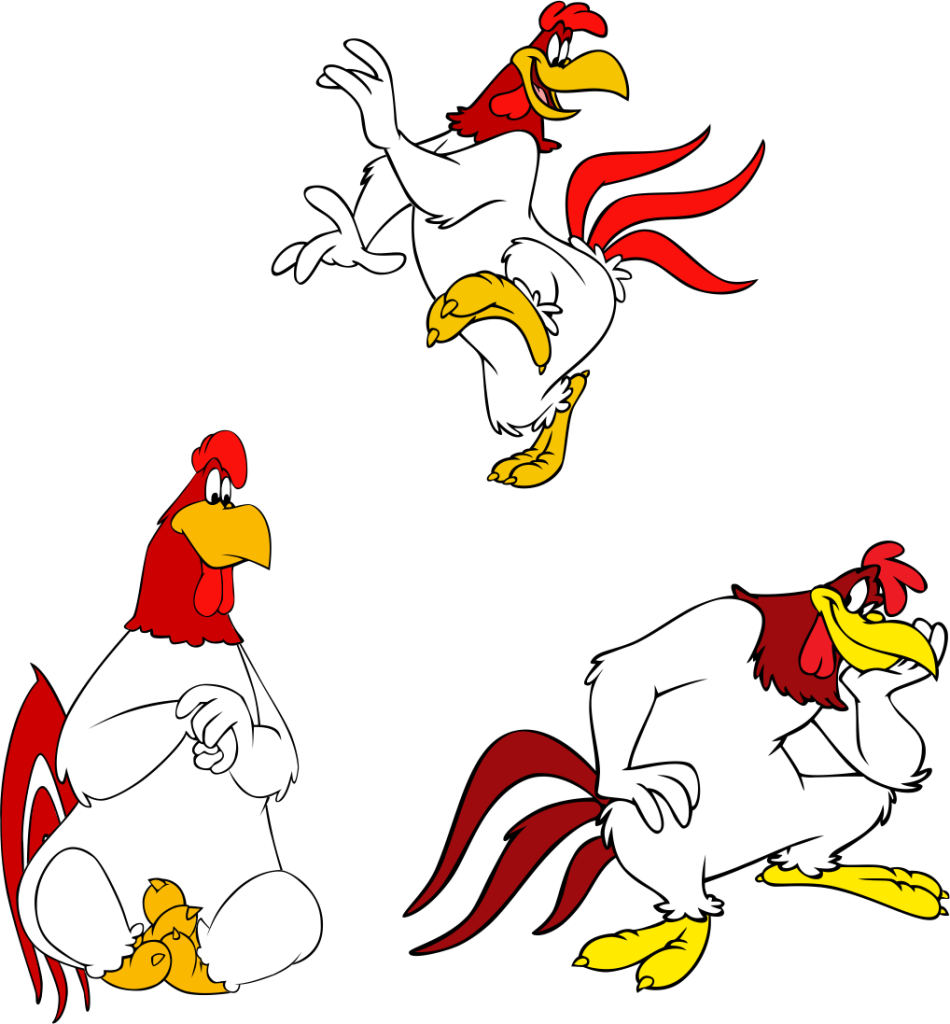Foghorn Leghorn Vector - Foghorn Leghorn (950x1024), Png Download