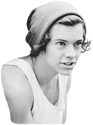 Harry Styles In White Background (375x442), Png Download