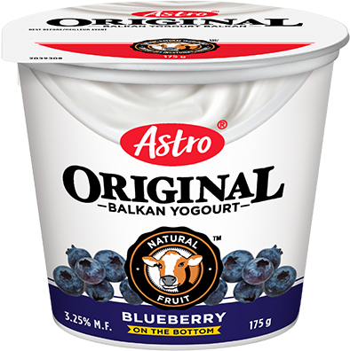 Astro® Original Balkan Fruit On The Bottom Blueberry - Astro Yogurt French Vanilla (960x473), Png Download