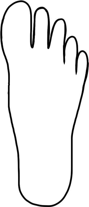 Hands And Feet Clipart - Sign (427x871), Png Download