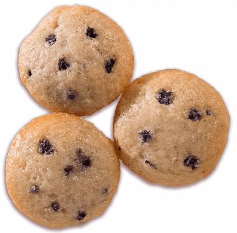 Blueberry Mini Muffins - Cookie Blueberry Png (480x472), Png Download