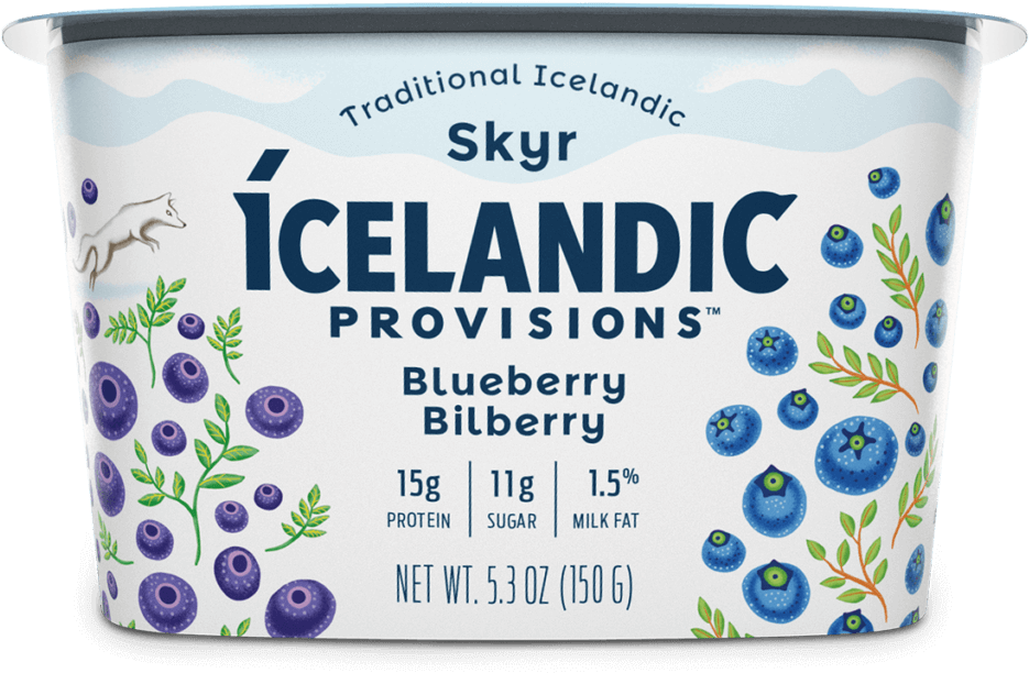 Blueberry Bilberry Skyr - Icelandic Provisions Coconut Skyr (1024x652), Png Download