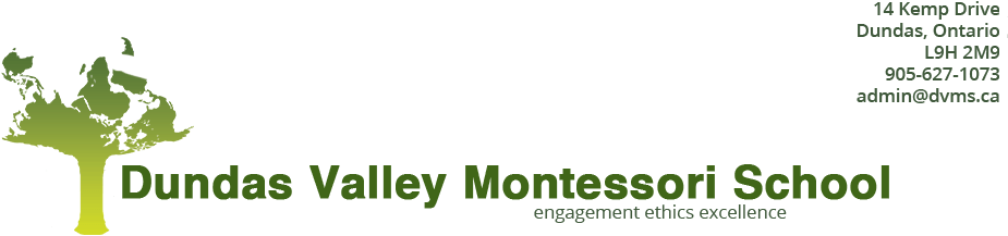 Welcome To, Or Back To, Dundas Valley Montessori School - Dundas Valley Montessori School (960x250), Png Download