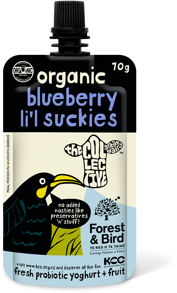 Organic Blueberry Li'l Suckie - Collective Vanilla Mousse With A Layer (645x1000), Png Download