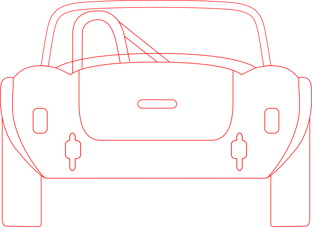 Shelby Cobra Blueprint - Car (1000x726), Png Download