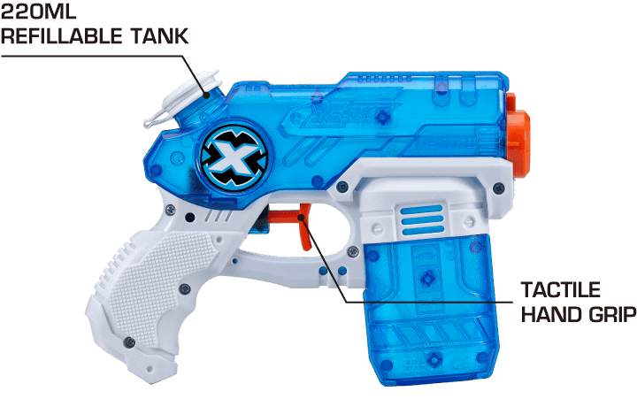 New X Shot Water Warfare Fast Fill Blaster - Water Gun (720x451), Png Download