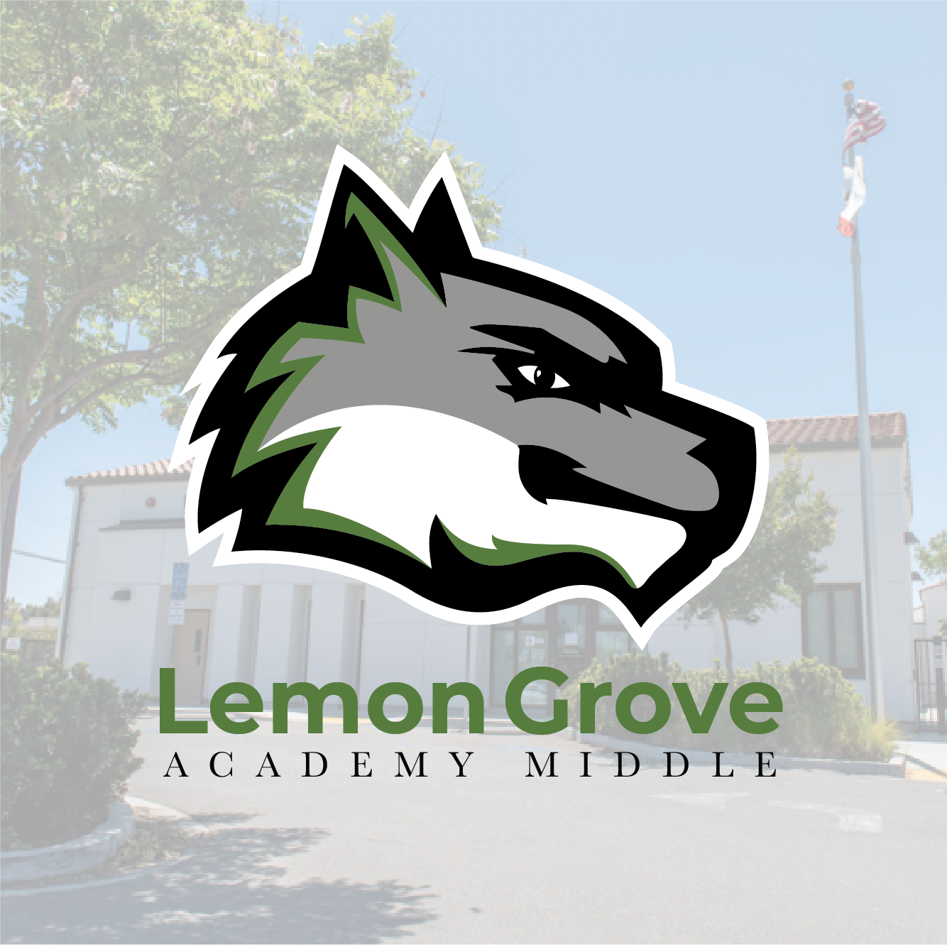 The First Day Of School For Lemon Grove School District - Lemon Grove Academy Middle (1334x1334), Png Download