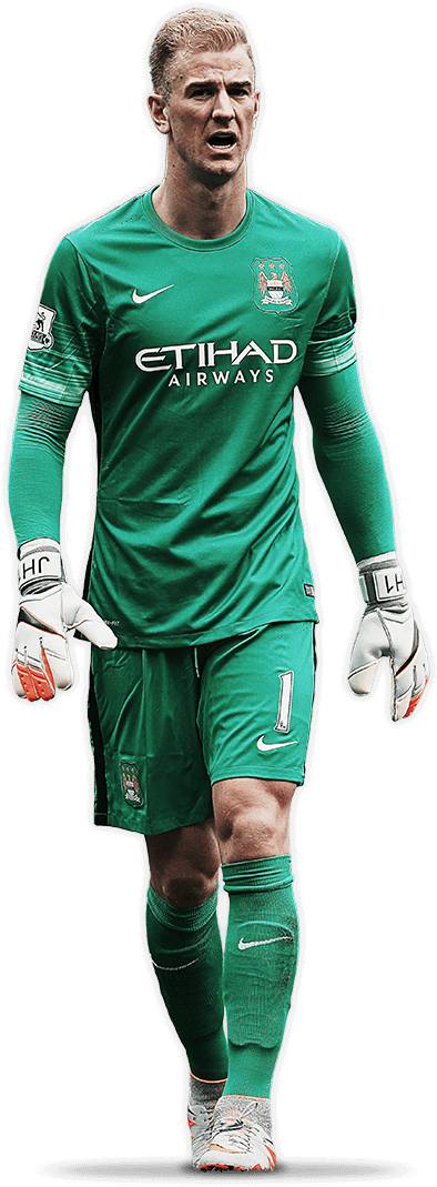 Joe Hart Manchester City - Joe Hart Png Man City (460x1120), Png Download