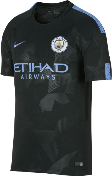 Nike Manchester City Fc 3rd Adults Jersey - Man City Away Kit 2018 19 (600x600), Png Download