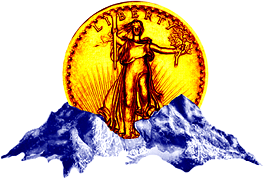 Rocky Mountain Coin (581x379), Png Download