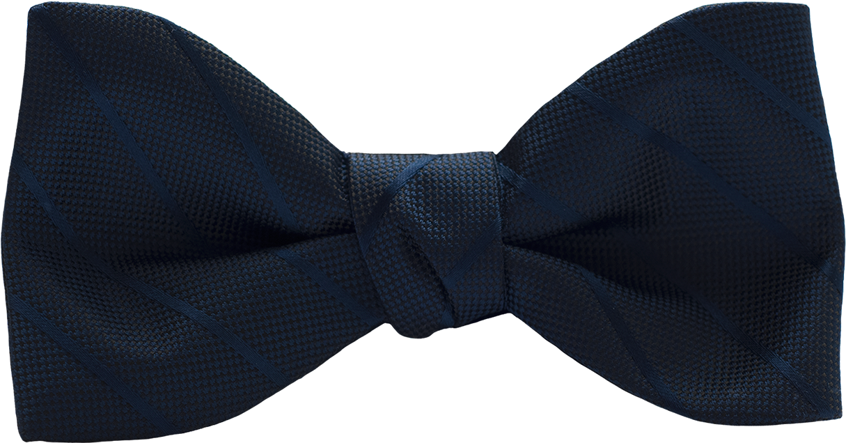 Modern Solid Dark Navy Bow Tie - Necktie (1320x1320), Png Download