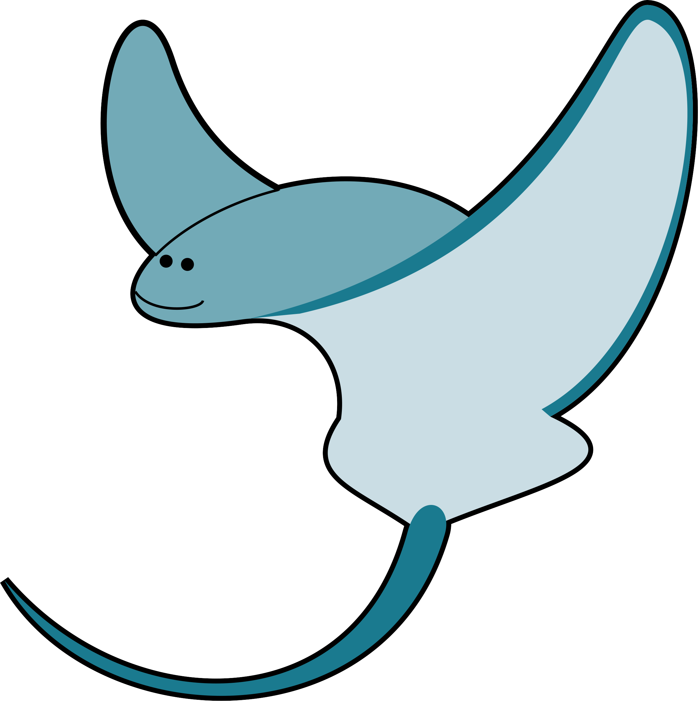 Sea Animals Cute Clip Art Freebies - Sea Animals Cute Png Transparent (2342x2349), Png Download