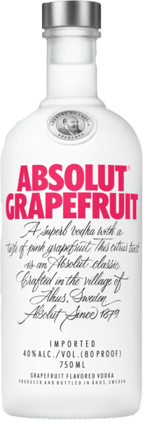 Absolut Grapefruit Logo (204x600), Png Download