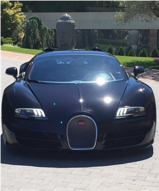 El Nuevo Coche De Cristiano Ronaldo El Nuevo Bugatti - Nuevo Coche De Cristiano (664x390), Png Download