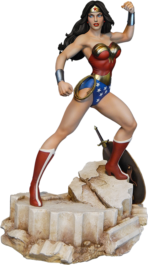 Dc Comics Maquette Super Powers Wonder Woman - Super Woman (480x848), Png Download