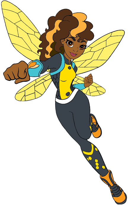 Super Girl Clipart Wonder Woman - Dc Super Heroes Girls Bee (432x692), Png Download