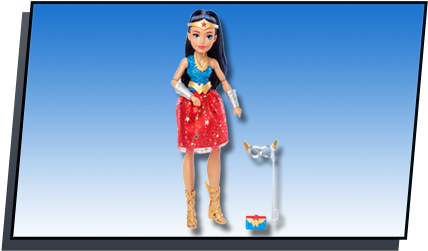 Dc Super Hero Girls™ Wonder Woman™ 12" Masquerade Action - Supergirl Desenho Dc Png Super Hero Girls (429x280), Png Download