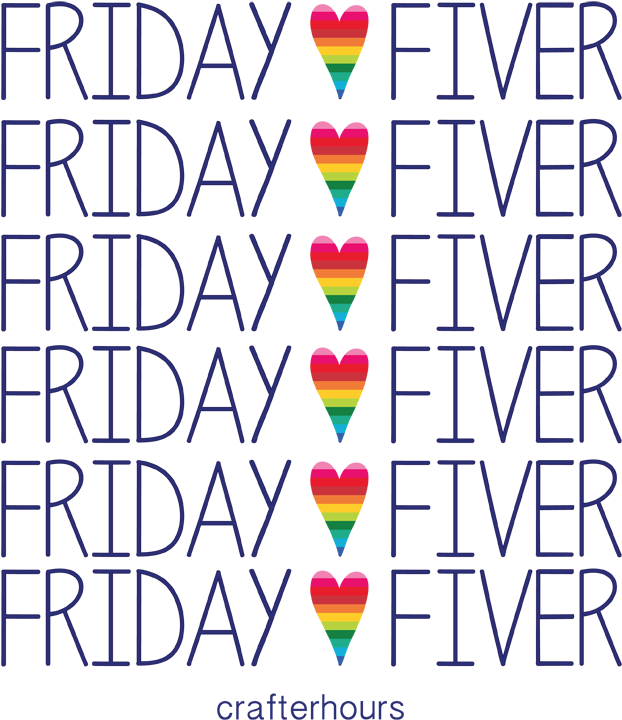 Crafterhours Friday Fiver Graphics Main - Heart (675x764), Png Download
