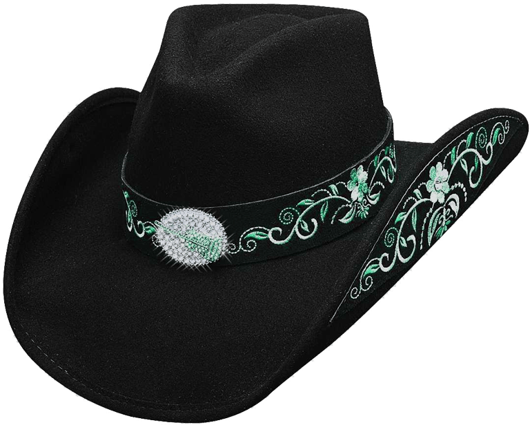 Black Cowboy Hat Transparent Background - Cowboy Hat (800x688), Png Download
