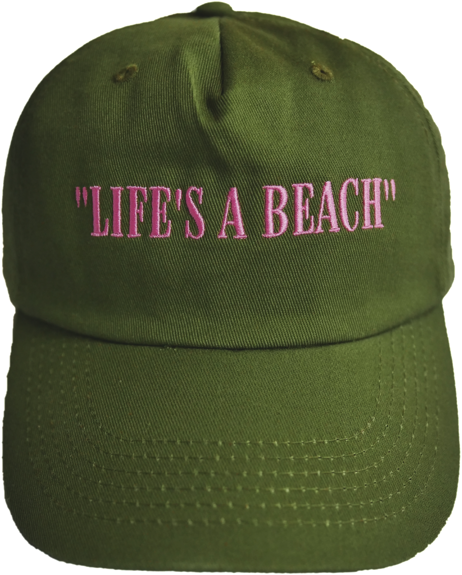 "life's A Beach" Hat - Baseball Cap (939x1169), Png Download