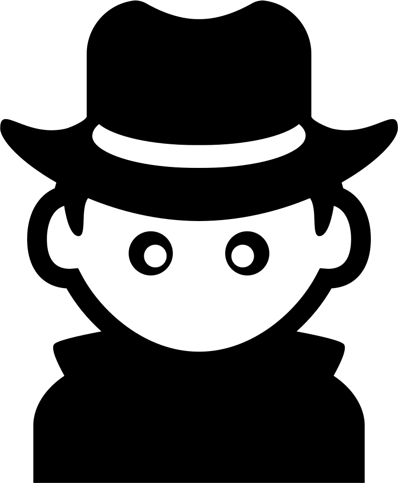 Man With Hat Comments - Man With Hat Icon (808x981), Png Download