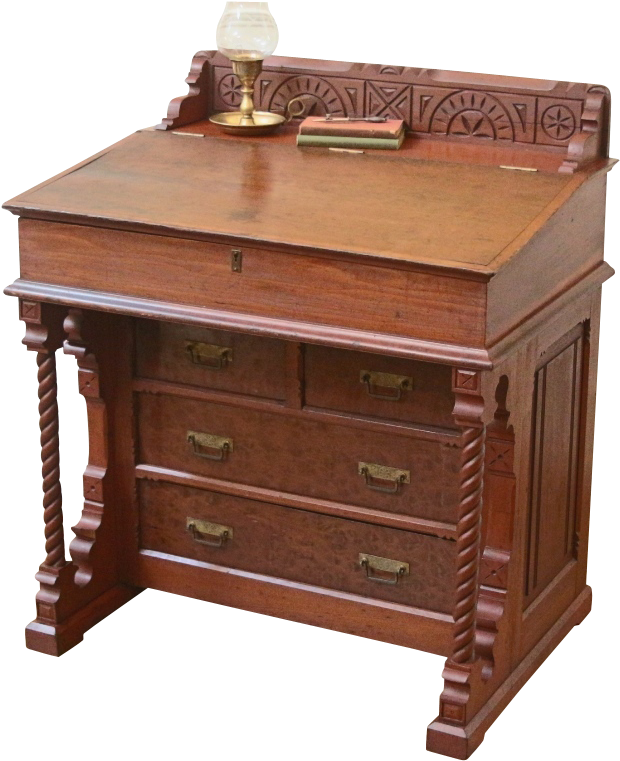 Davenport Desk Png Clipart - Drawer (760x760), Png Download